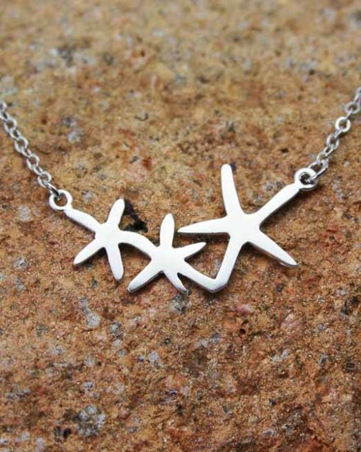Dancing starfish pendant