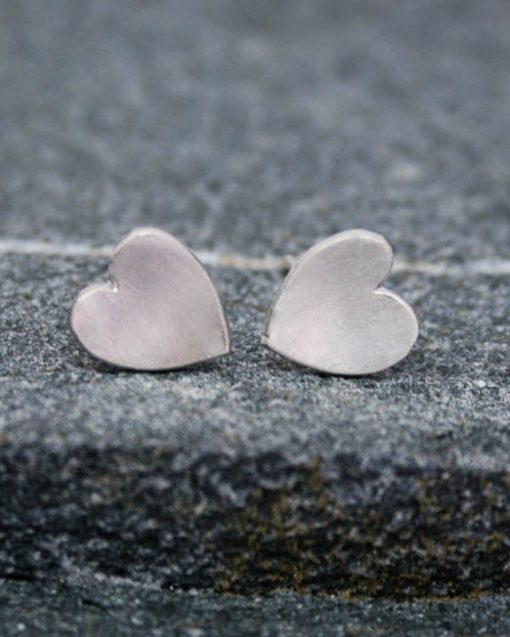 Small heart stud earrings | Starboard Jewellery (1 of 1)