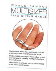 Ring size tool