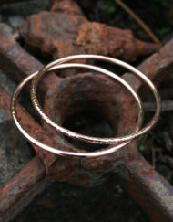 Handmade Bronze Stacker Bangle 3mm | Starboard Jewellery